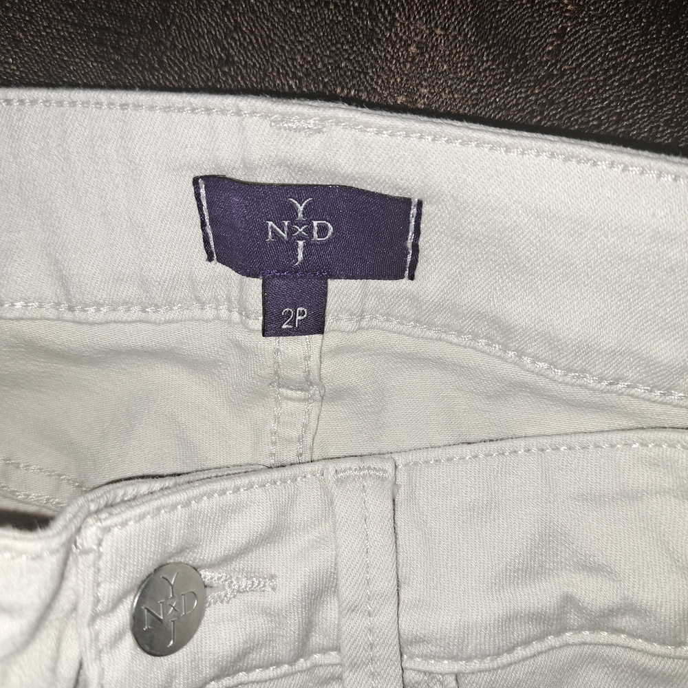 NYDJ Cream Denim Pants